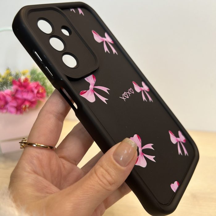 Чохол на Samsung A26 5g силіконовий з малюнком TPU Pictures Case чорний з бантиками - Зображення 4