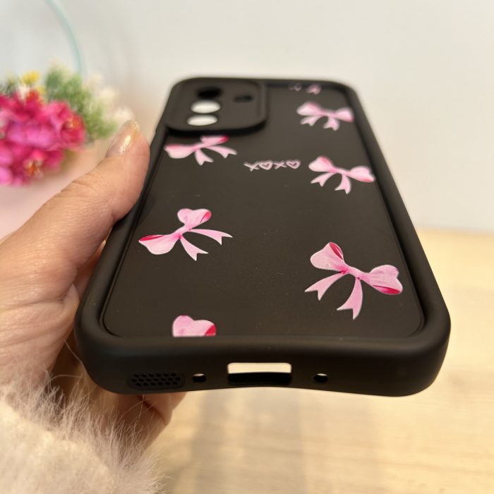 Чохол для Samsung a36 5g силіконовий з малюнком TPU Pictures Case чорний з бантиками - Зображення 6