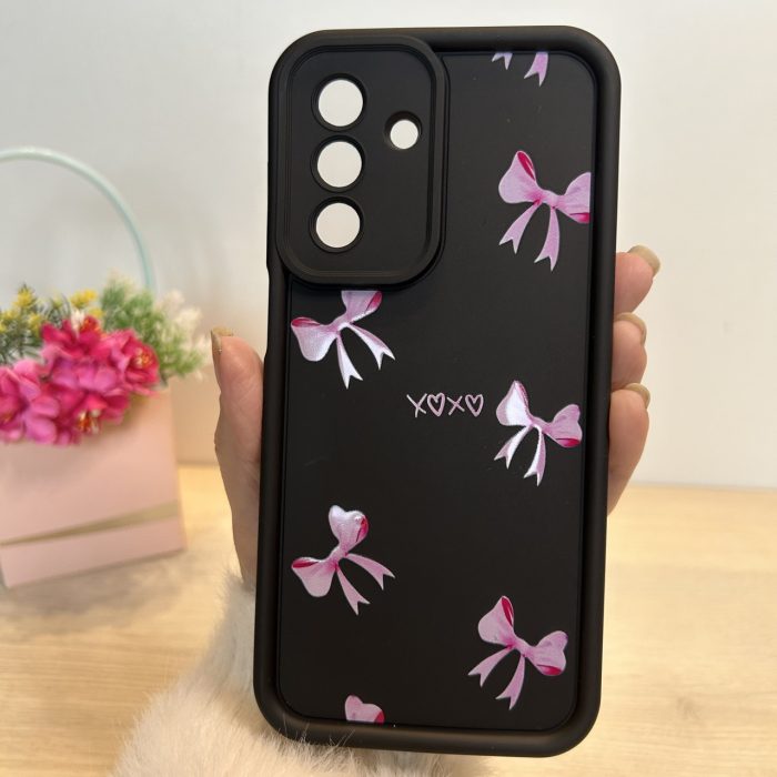Чохол на Samsung A26 5g силіконовий з малюнком TPU Pictures Case чорний з бантиками - Зображення 3