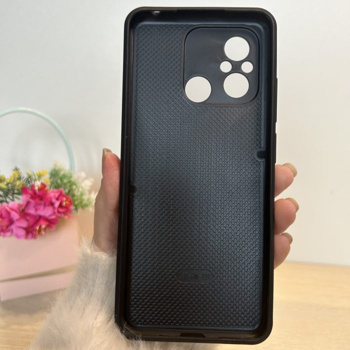 Чохол на xiaomi redmi 12c силіконова накладка блискуча Diamond shine чорний - Зображення 10