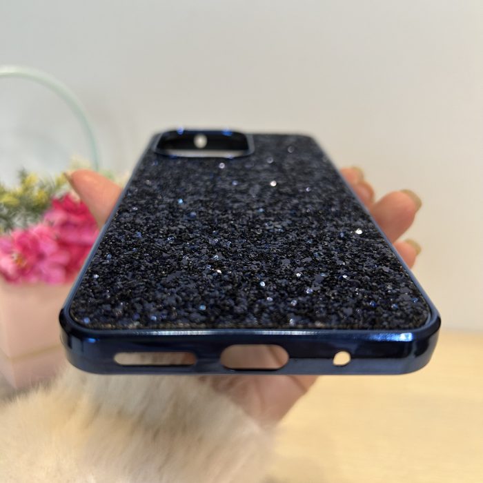 Чохол на xiaomi redmi 13 силіконова жіноча накладка блискуча Diamond shine синій - Зображення 9