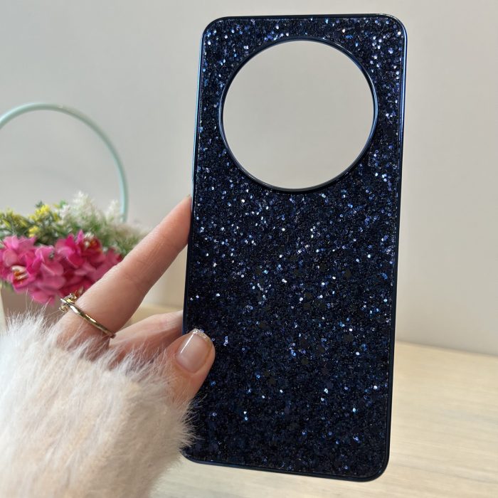 Чохол для xiaomi redmi 14c силіконова жіноча накладка блискуча Diamond shine синій - Зображення 2